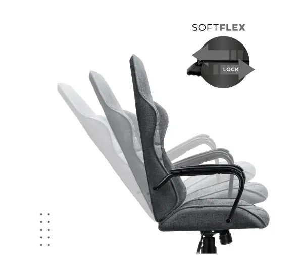 Mark Adler Boss 4.2 Biurowy do 130kg Tkanina Szary