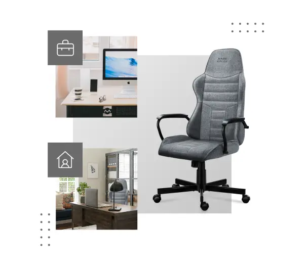 Mark Adler Boss 4.2 Biurowy do 130kg Tkanina Szary