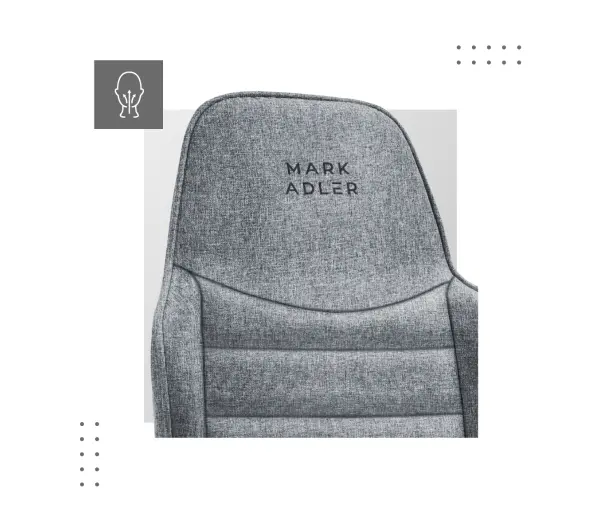 Mark Adler Boss 4.2 Biurowy do 130kg Tkanina Szary