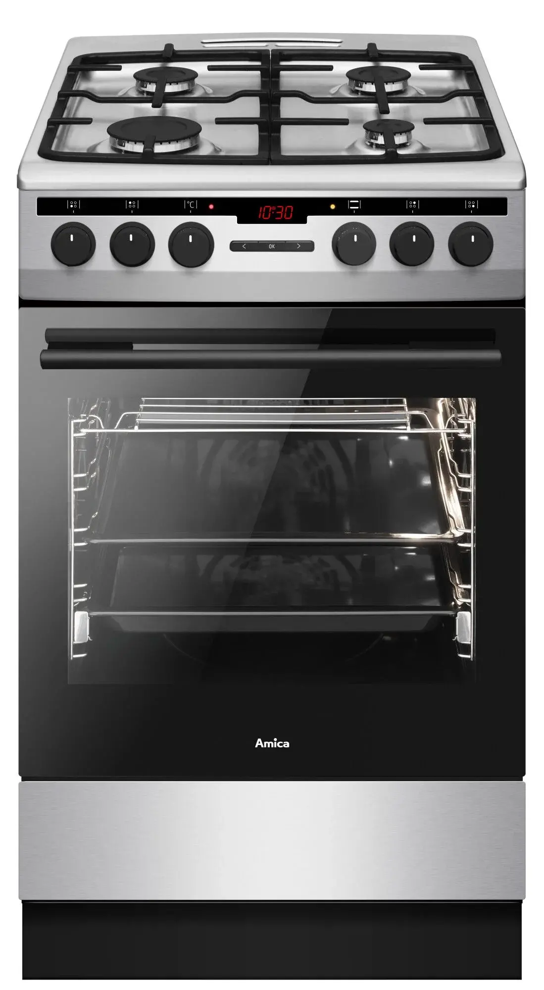 Kuchnia gazowo-elektryczna Amica 58GES2.33HZpTaDpAF(Xv) Termoobieg