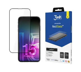 Szkło nietłukące 3mk NeoGlass do iPhone 15 Plus