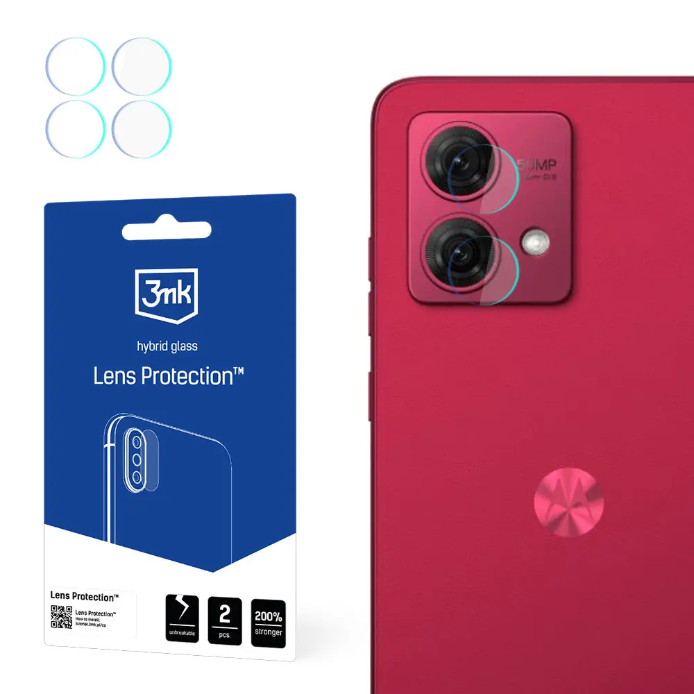 Szkło hybrydowe 3mk Lens Protection do Motorola Moto G84 5G
