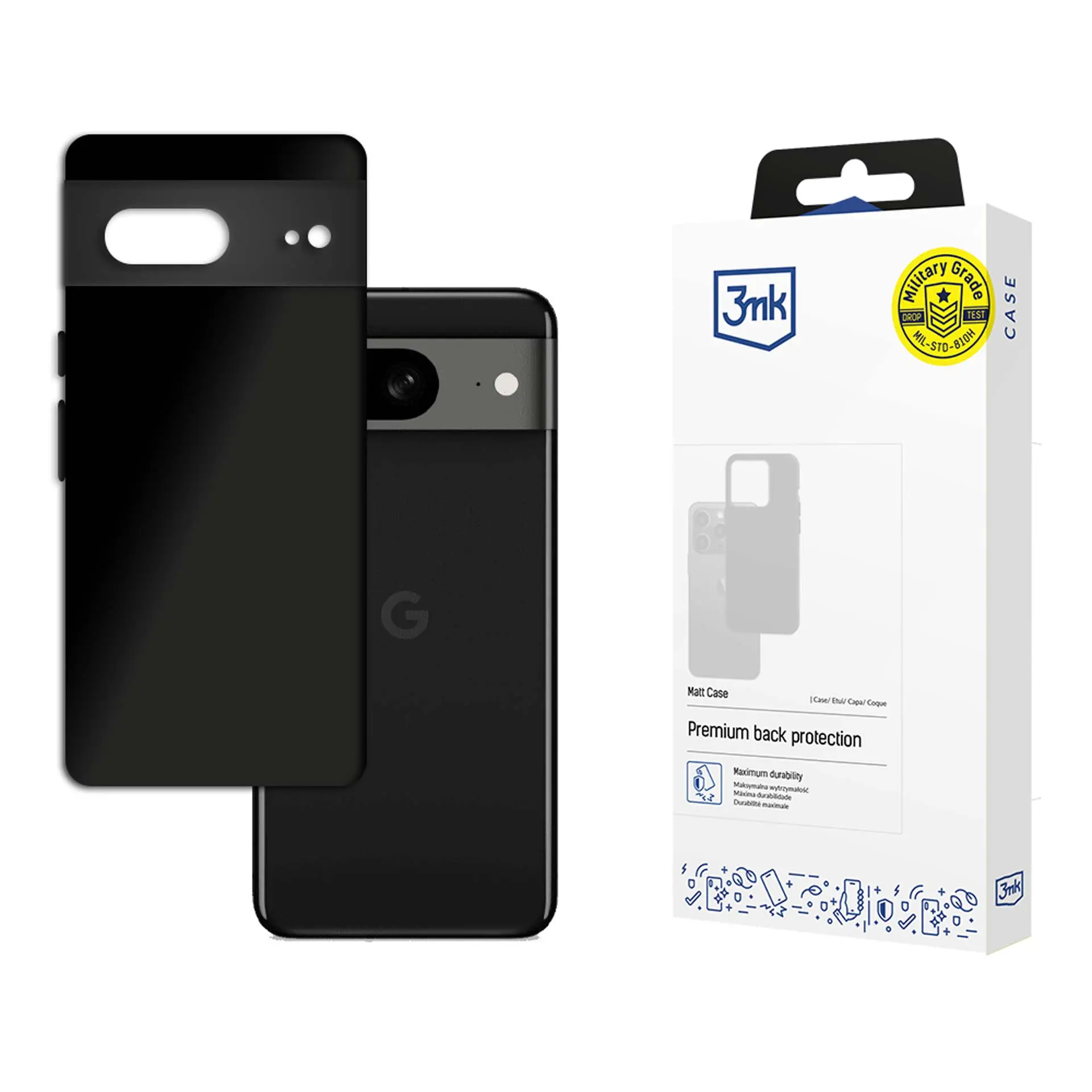 Etui 3mk Matt Case do Google Pixel 8 5G Czarny