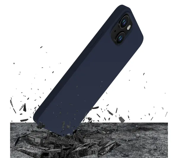 3mk Silicone Case do iPhone 15 Niebieski