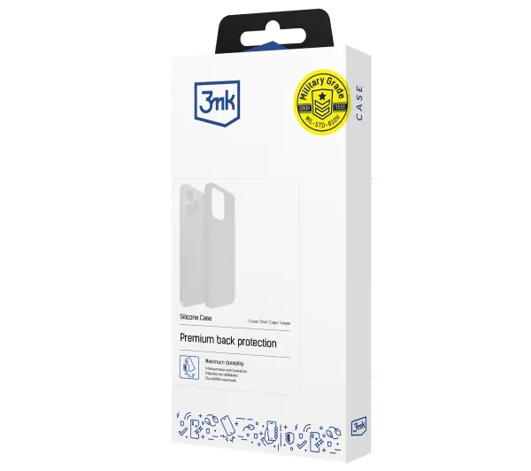 3mk Silicone Case do iPhone 15 Niebieski