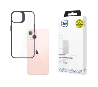 Etui 3mk Satin Armor Case+ do Apple iPhone 14 Przeźroczysto-fioletowy