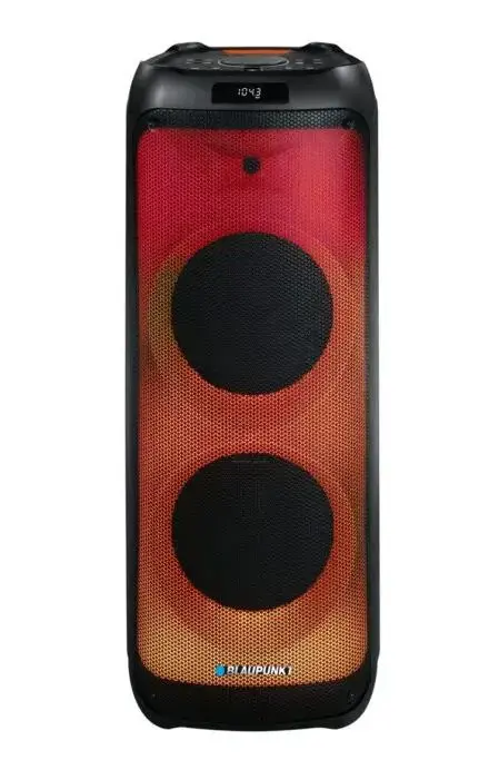 Power Audio Blaupunkt PartyBox PB12DB 140W Bluetooth Radio FM Mikrofon Karaoke Czarny