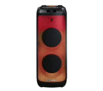 Power Audio Blaupunkt PartyBox PB12DB 140W Bluetooth Radio FM Mikrofon Karaoke Czarny