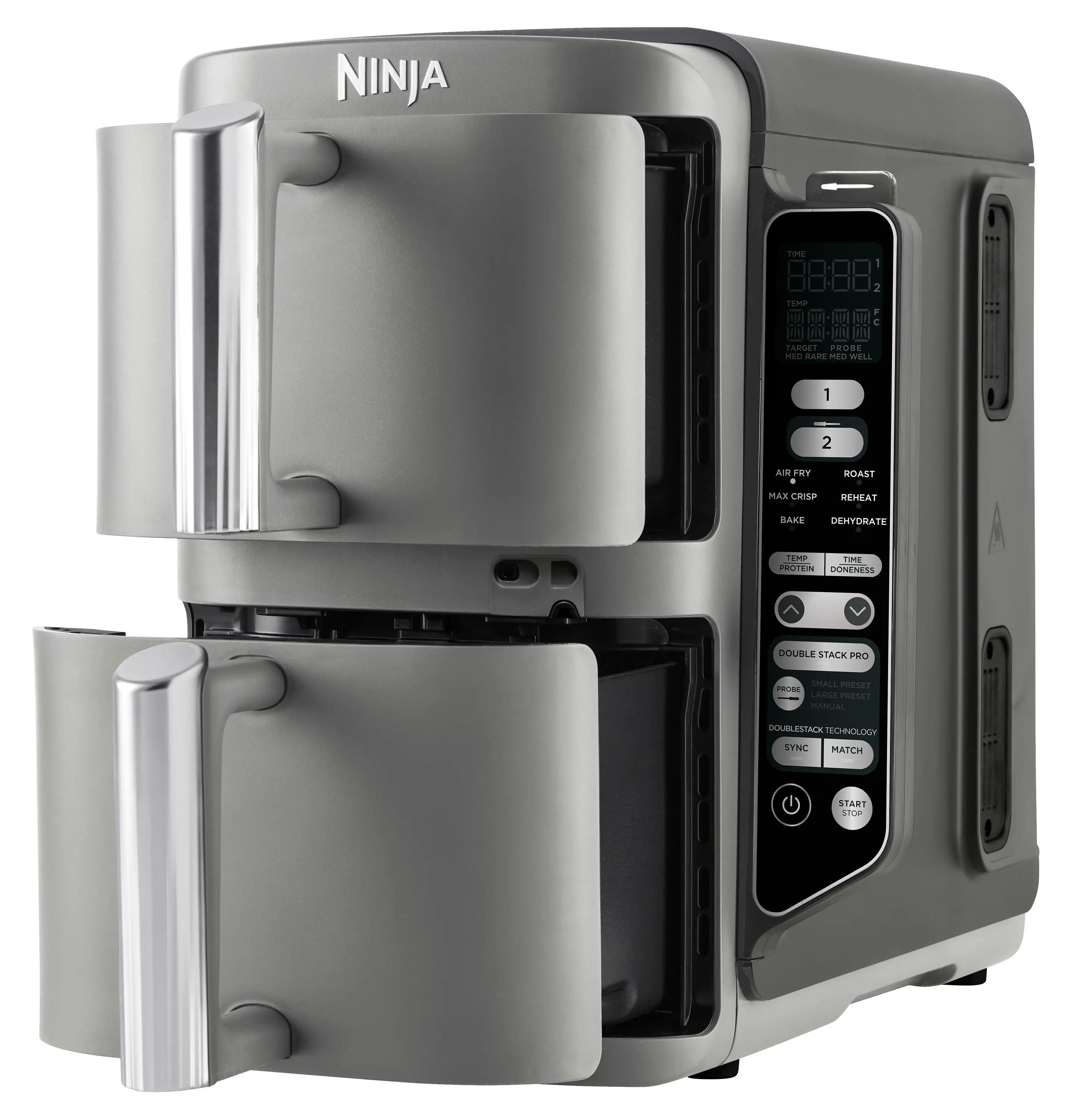 фото Мультипіч (аерофритюрниця) Ninja Double Stack XL 2-Level Hot Air Fryer SL451EU