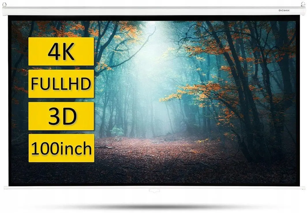 Ekran ręczny Overmax Semi Automatic Screen 100 cali 16:9