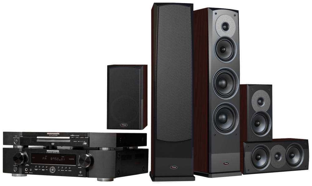 Zestaw kina Marantz Red 300 DV4003, NR1501, Prism Odyssey X100