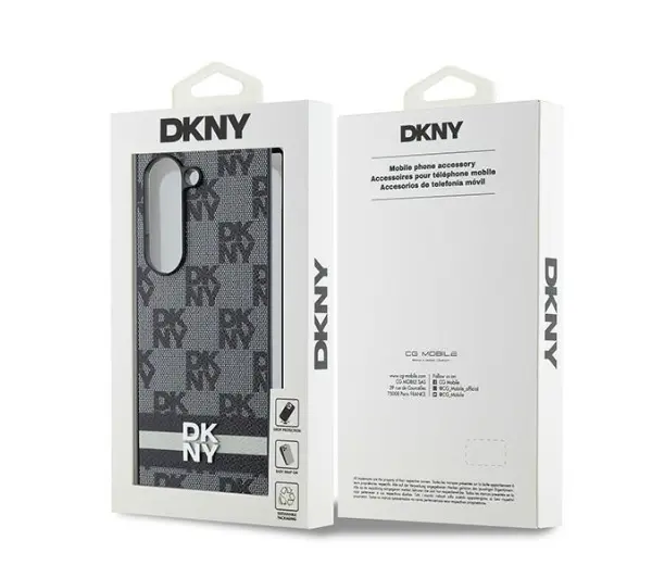 DKNY Chequered Pattern Printed Stripes DKHCZFD6PCPTSSK do Samsung Galaxy Z Fold6