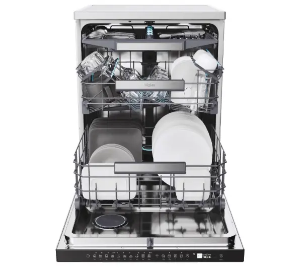 Haier I-Pro Shine Seria 7 XF 6A0M4PDX 59,7cm Funkcje AI Automatyczne otwieranie drzwi Szuflada na sztućce  - Kup na Raty - RRSO 0%