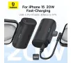 Powerbank Baseus P10068306213-00 Compact 5000mAh PD 20W USB-C Biały