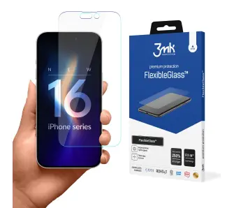 Szkło hybrydowe 3mk FlexibleGlass do iPhone 16 Pro