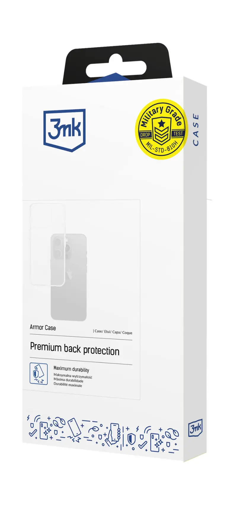 Etui 3mk Armor Case do Google Pixel 9 Przezroczysty