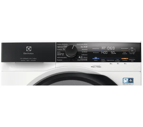 Electrolux 700 SteamCare EW7W4692P 63,6cm 9kg/6kg - TRZECI -55%, ALBO 5-TY ZA 1ZŁ - Kup na Raty - RRSO 0%
