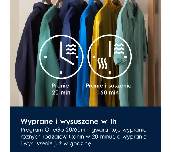 Electrolux 700 SteamCare EW7W4692P 63,6cm 9kg/6kg - TRZECI -55%, ALBO 5-TY ZA 1ZŁ - Kup na Raty - RRSO 0%