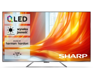 Sharp 75GP7465 75" QLED 4K Google TV Dolby Vision Dolby Atmos HDMI2.1 DVB-T2 - TRZECI -55%, ALBO 5-TY ZA 1ZŁ - Kup na Raty - RRSO 0%