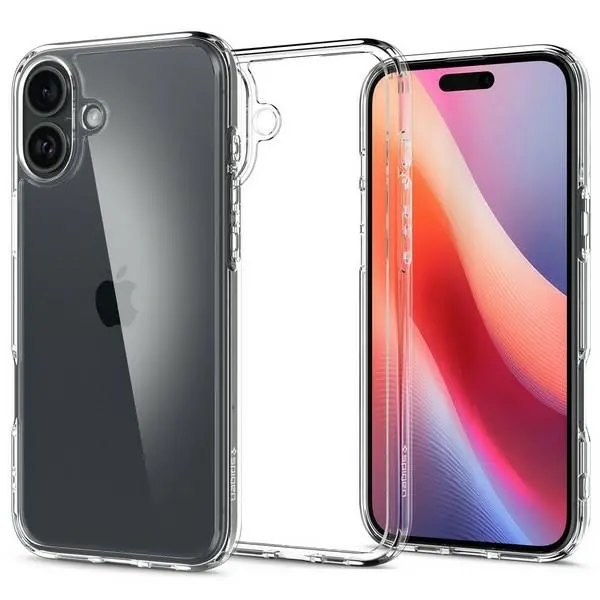 Etui Spigen Ultra Hybrid do iPhone 16 Plus crystal Przezroczysty