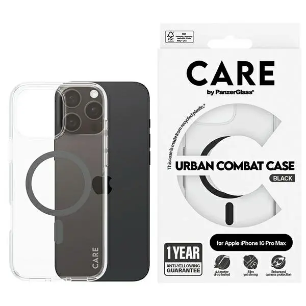 Etui PanzerGlass Flagship Case MagSafe do iPhone 16 Pro Max Czarny