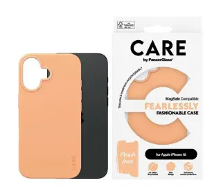 PanzerGlass Fashion Case MagSafe do iPhone 16 Brzoskwiniowy