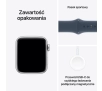 Apple Watch SE 2gen GPS koperta 40mm z aluminium Srebrny pasek sportowy Denim S/M