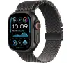 Smartwatch Apple Watch Ultra 2 GPS + Cellular Koperta z tytanu czarna 49mm Bransoleta mediolańska z tytanu Czarna Rozmiar L