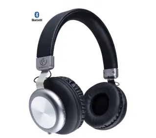 Rebeltec Mozart Nauszne Bluetooth 5.0 Czarno-srebrny