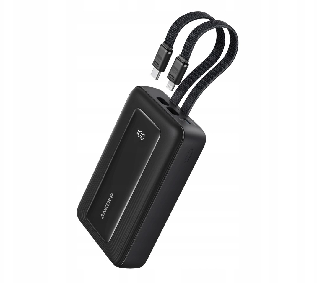 Powerbank Anker Zolo (A1680G11) 10000mAh 30W wbudowany kabel