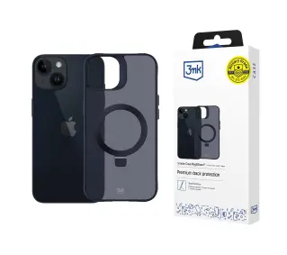 3mk Smoke Case Mag&Stand do iPhone 13/14 Czarny