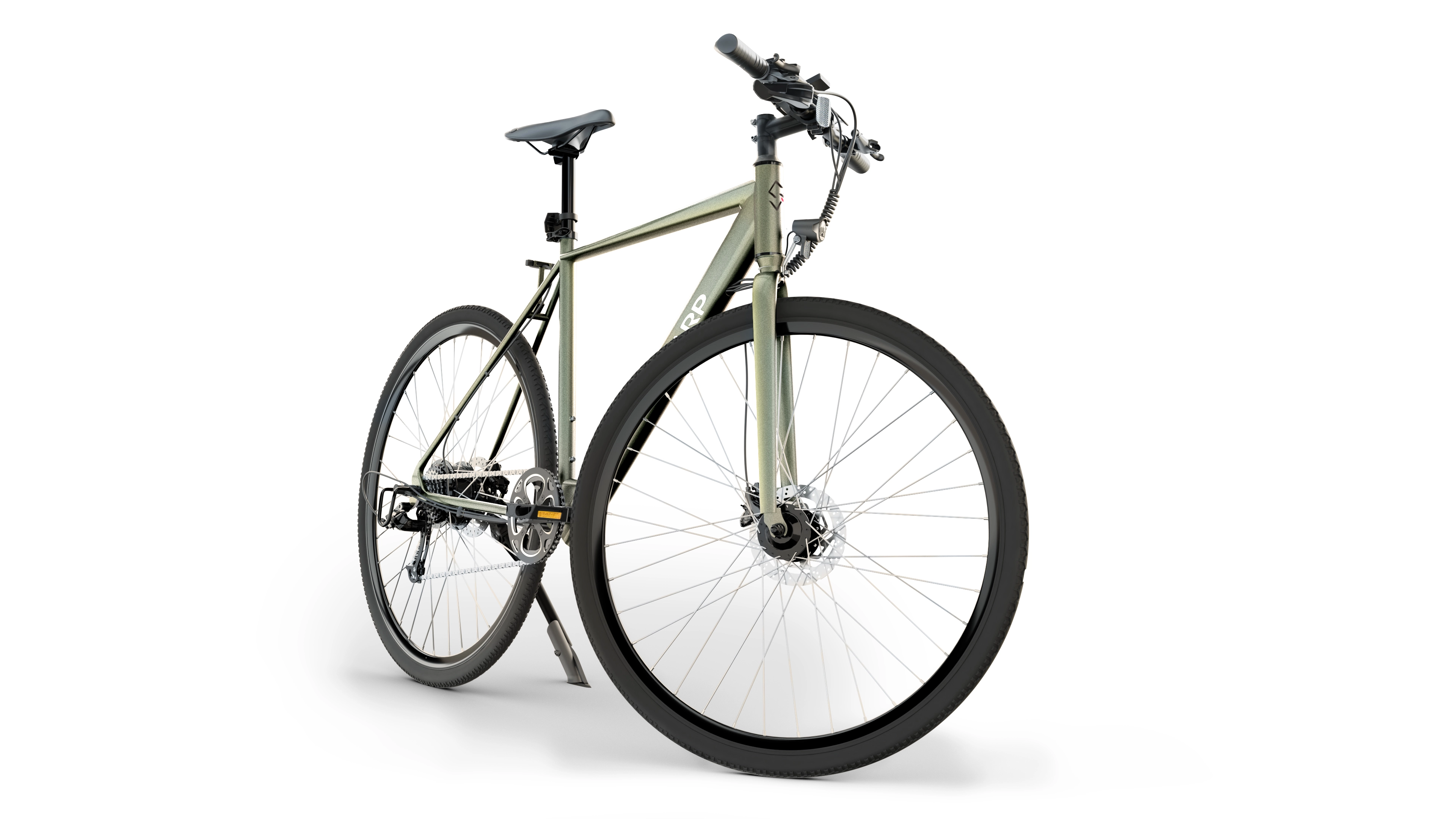 Rower elektryczny Sharp GS03EG Oliwkowo-zielony