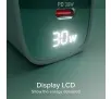 Ładowarka sieciowa SBS LCD GaN PD 30W USB-C USB-A Zielony