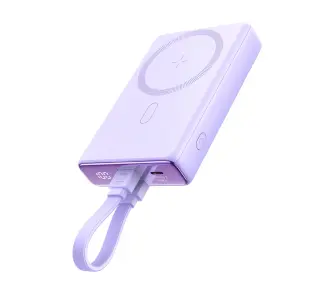 Powerbank Joyroom JR-PBM01 10000mAh 20W Magnetyczny z podstawką Fioletowy