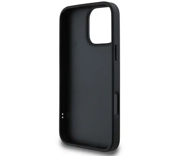 DKNY Quilted Stack Logo do iPhone 16 Pro Czarny