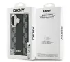 Etui DKNY Checkered Pattern MagSafe do iPhone 16 Czarny