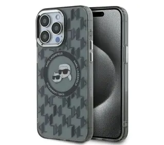 Karl Lagerfeld IML Monogram do iPhone 15 Pro Max Czarny