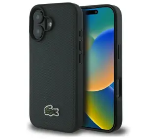 Lacoste Iconic Petit Pique do iPhone 16 Plus Zielony
