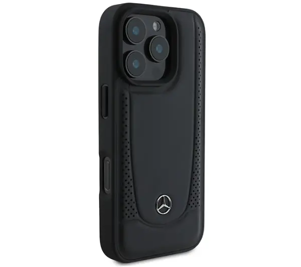 Mercedes-Benz Leather Urban do iPhone 16 Pro Czarny