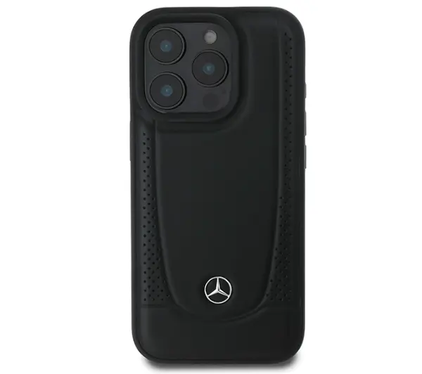 Mercedes-Benz Leather Urban do iPhone 16 Pro Czarny