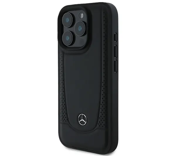 Mercedes-Benz Leather Urban do iPhone 16 Pro Czarny