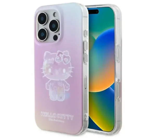 Etui HELLO KITTY IML 50TH Anniversary MagSafe do Apple iPhone 16 Pro Max Różowy