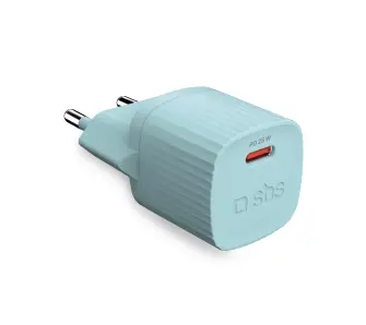 Ładowarka sieciowa SBS TETR1CPD25LBGRS USB-C WALL ECO GRS 25W Niebieski