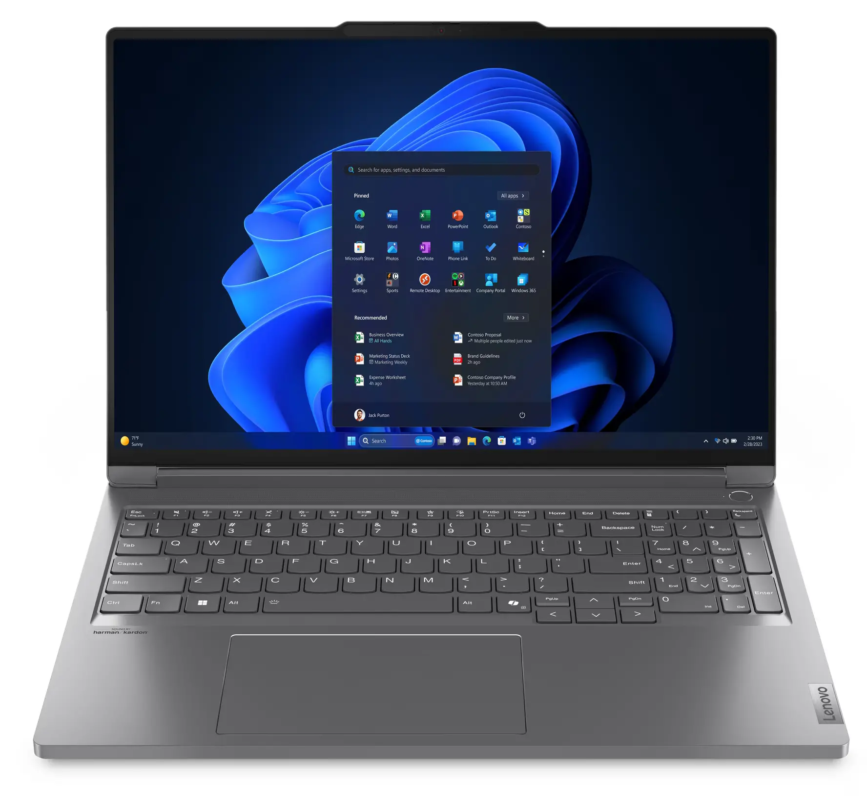 Laptop Lenovo ThinkBook 16p G5 IRX 16" i5-14500HX 16GB RAM 512GB Dysk SSD RTX4050 DLSS3 Win11 Pro Szary Funkcje AI