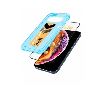 Szkło hartowane Winner WG w aplikatorze do iPhone 16 Pro Max Czarny