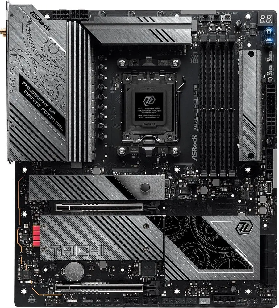 фото Материнська плата ASRock X870E Taichi Lite 1