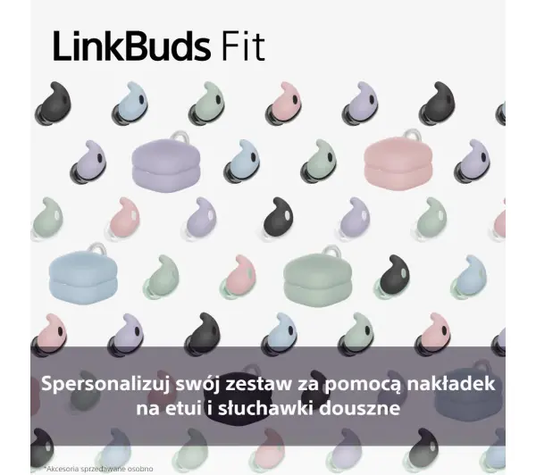 Sony Case Cover do LinkBuds Fit Czarny
