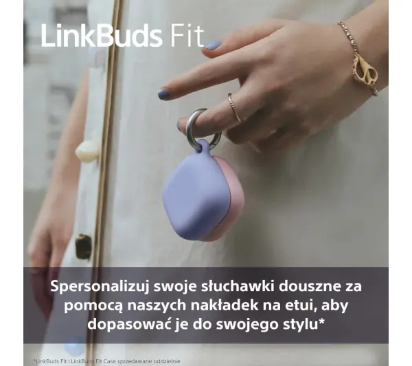 Sony Case Cover do LinkBuds Fit Czarny