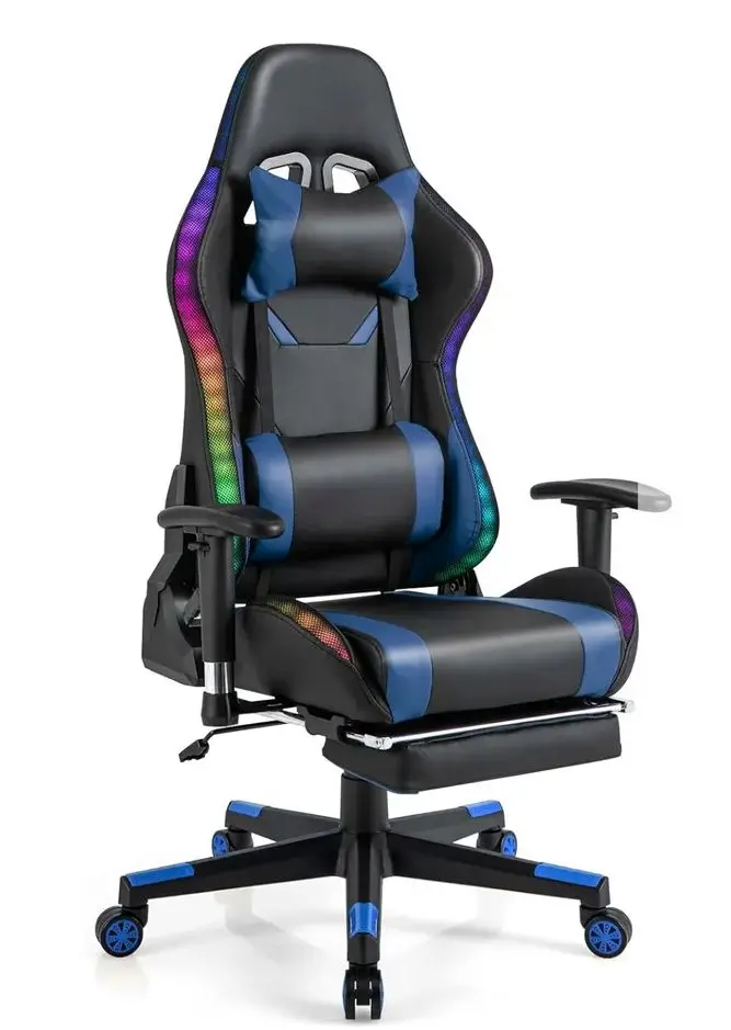 Fotel Extralink EVO 730-5 LED Gamingowy do 160kg