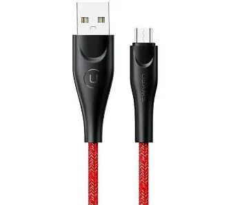 Kabel USAMS USB do microUSB 2A Fast Charge 3m Czerwony